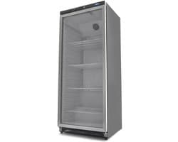 Koelkast - 600 L - Zwart - met Glazen Deur