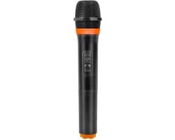 Qonos Bluetooth Speaker Partybox - Draadloos - 1 Microfoon - LED Verlichting - Karaoke - Radio - 120W - Zwart — thumbnail 5
