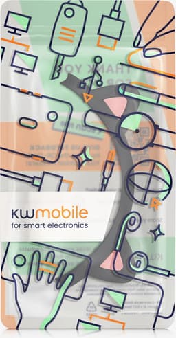 kwmobile kattenoortjes koptelefoon decoratie geschikt voor Apple AirPods Max headset - Gaming accessoires - Silicone in zwart / roze — thumbnail 2