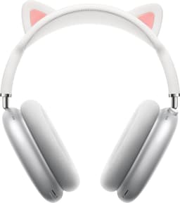 kwmobile kattenoortjes koptelefoon decoratie geschikt voor Apple AirPods Max headset - Gaming accessoires - Silicone in wit / roze — thumbnail 4