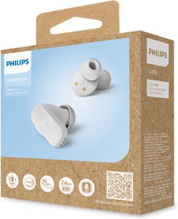 PHILIPS TAT3509 Noise Cancelling True Wireless In-Ear Bluetooth Oortjes - Klein, Natuurlijk geluid, Dynamische bas, Oplaadcase, Heldere gesprekken, Ideaal voor woon-werkverkeer en sporten - Wit — thumbnail 10