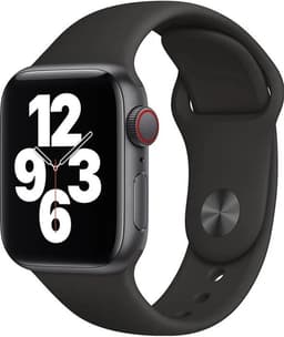Apple Watch SE 2024 - Smartwatch - GPS + Cellular - 40mm - Midnight Aluminium Case - Midnight Sport Band - S/M — thumbnail 2