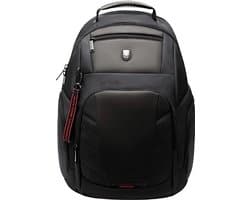 Arctic Hunter Rugzak - Laptop Tas - Motor Rugtas - Waterafstotend - Zwart - Lichtgewicht