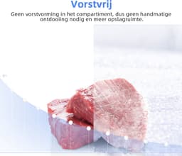 CHiQ FSS559NEI42D - Amerikaanse koelkast - 559 Liter - No Frost - 5.5 L Waterdispenser - Digitaal LED Display - Inverter Compressor - Snelvriezen tot -32℃ - 12 jaar garantie op compressor — thumbnail 8