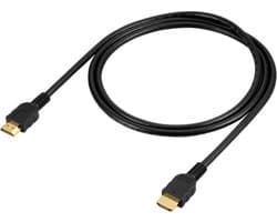 Grundig HDMI Kabel - 1.4 - Zwart -2 Meter - 4K Resolutie - met Ethernet - (Ultra)HDTV - 3D - TV - PC - Laptop - Beamer - PS4- PS5 - Xbox