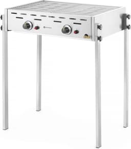 HENDI Roast-Master Pro gasbarbecue – 11,6kW – 2 branders – 790x560x900 mm – roestvast staal — thumbnail 5