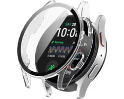 Watch case screenprotector - hoesje - gehard glas - geschikt voor Samsung Galaxy Watch 7 (44 mm) - transparant