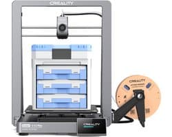 Creality Ender-3 V3 Plus 3D-printer, CoreXZ voor 600 mm/s snelheid, Y-as dubbele motoren en steunstangen, snel verwisselbare tri-metalen mondstuk, dubbele koelventilatoren, 300x300x330mm - EU-stekker