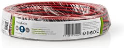 Luidspreker kabel (CCA) - 2x 0,75mm² / rood/zwart - 25 meter — thumbnail 4