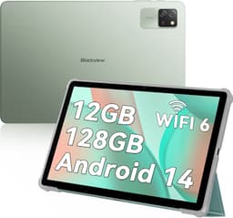 Blackview Tab 60 WiFi Android 14 Tablet - 12GB+128GB(1TB Externe SD) - 10.1'' HD+ Display - 5100mAh Batterij - Dubbele boxluidsprekers Groen — thumbnail 3