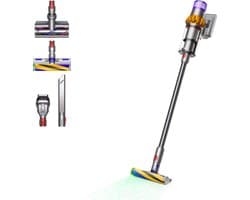 Dyson V15 Detect Absolute - Steelstofzuiger - Nikkel/Geel - 230 Air Watts - Geavanceerde detectie