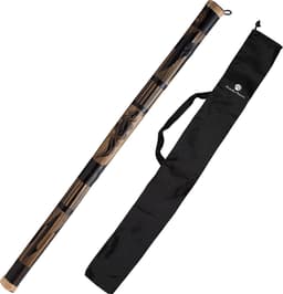 Rainstick 100cm carved — thumbnail 1