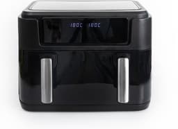 Gastronoma Airfryer - Heteluchtfriteuse 10L - 10 programma's - 2 Dual zones afzonderlijk bakken - PFAS vrij - Incl. accessoires - 18290008 - Zwart — thumbnail 1