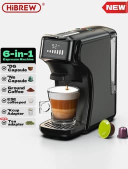 Seastone - Nieuw 6 in1 Capsule Koffiezetapparaat -HiBREW H1B - Koffiemachine - Warm-Koud - Meerdere Espresso Cafetaria - Cappuccino - Koffiezetapparaat - Dolce Gusto - Nespresso - Poeder — thumbnail 1