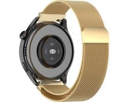 YONO Milanese Bandje 20mm - geschikt voor Samsung Galaxy Watch 7/6/5/Classic - Garmin Vivoactive 6/5 - Huawei Smartwatch - Goud