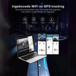 Dual Dashcam - Dashcam Voor Auto 4k - Voor en Achter Camera incl. 64GB SD-kaart – Auto Camera Met Parkeermodus - G-Sensor - App Bediening - Nachtzicht — thumbnail 3