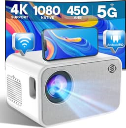 Equivera Mini Beamer - Draagbare Beamer - Beamer - Mini Beamer Projector - Projector - Mini Projector — thumbnail 1