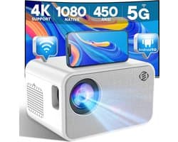 Equivera Mini Beamer - Draagbare Beamer - Beamer - Mini Beamer Projector - Projector - Mini Projector