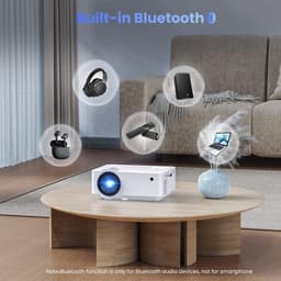 Equivera Mini Beamer - Draagbare Beamer - Beamer - Mini Beamer Projector - Projector - Mini Projector — thumbnail 2