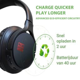 PSYC Wave RX Draadloze koptelefoon - met Aux ingang - Hoofdtelefoon bluetooth met Noice Cancelling - Lange batterijduur — thumbnail 2