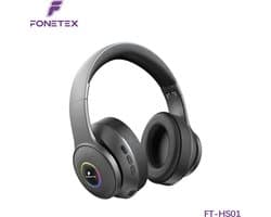 Over Ear Koptelefoon Draadloos - Draadloze Headset met Microfoon - Bluetooth 5.3 - 60 Uur Batterij - Inklapbaar - ENC Kristalheldere Gesprekken - Bluetooth Headset - Zwart