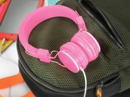 AV:Link CH850-PNK educatieve school kinderhoofdtelefoon met volumebegrenzer en microfoon — thumbnail 2