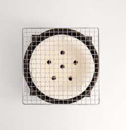 Konro Grill - Diatomite - Rond - 21.5x15.5cm — thumbnail 3
