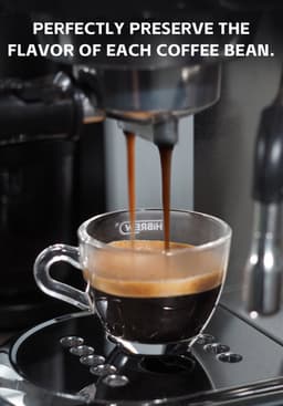 Seastone - Hibrew - Barista Koffiemachine - Semi-automatische Espressomachine - Heet water Stoomtemperatuurweergave - Voor Espresso - Koffie - Cappuccino — thumbnail 4