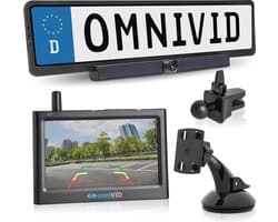 Draadloos achteruitrijcamera systeem op zonne-energie met 4,3 inch monitor en IP67 waterdicht