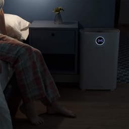 Luxe Luchtreiniger – Ultra Stil – Air Purifier – Met HEPA Filter – Luchtbevochtiger – Air Cleaner – Luchtzuiveraar – Ionisator - 600 m³/u – Koolstoffilter – Wit — thumbnail 2