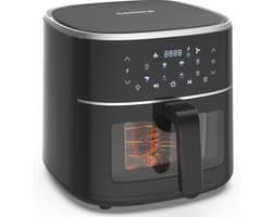 Multifunctionele Heteluchtfriteuse 6 Liter met Digitaal Touchscreen en 8-in-1 Programma's