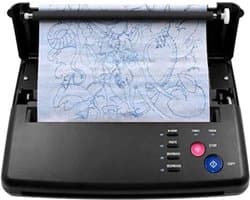 Luxe Tattoo Stencil Printer – Thermische Printer – Draagbaar – Compact Design – Netstroom – ABS – Zwart