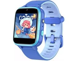 West Watch Kinder Smartwatch WERKT ZONDER APP Cloud - Spelletjes- Stappenteller- Camera - Model River Blauw