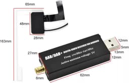 DAB+ USB Digitale Radio Antenne Ontvanger Voor Android Autoradio — thumbnail 2