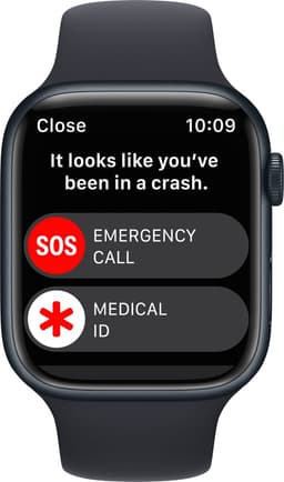 Apple Watch Series 8 - 45mm - Middernacht Aluminium — thumbnail 5