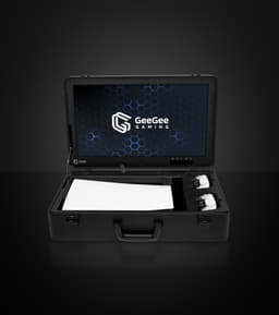 GeeGee - EDGE - Gaming case - Gamecase - 24inch gaming monitor - playstation 5 digital & disc - Ps5 portable - ps5 gaming koffer - voor PS5 eerste editie/slim en pro (disc & digital) — thumbnail 1