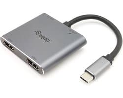 Equip 133484 interface hub USB 3.2 Gen 1 (3.1 Gen 1) Type-C 5000 Mbit/s Zilver