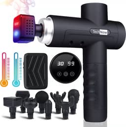 Massage Gun met Warmte en Koel Functie - Massagegun Massage Pistool Apparaten - Massage gun met 8 Massagekoppen en Koffer - Professioneel Massage Gun — thumbnail 1