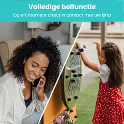 VUBIO B1 Kinder Smartwatch Zwart - Inclusief Simkaart - Bellen & Camera - Super Leuk Horloge Voor Kinderen Met Alles Wat U Nodig Heeft Voor De Veiligheid Van Uw Kind! — thumbnail 3