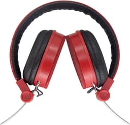 Saatchitech - Koptelefoon Met Microfoon - On-Ear - Rode — thumbnail 2