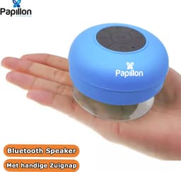 Papillon Bluetooth Speaker - USB oplaadbaar - Met grote Zuignap - Blauw — thumbnail 3