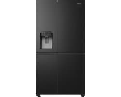 Hisense RS818N4TFE Amerikaanse koelkast Vrijstaand 632 l E Zwart