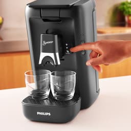 Philips Senseo Maestro Koffiepadmachine CSA260/60 - Keuze uit 1 of 2 Kopjes - Instelbare Intensiteit - Automatische Uitschakeling - Groot Waterreservoir - Zwart — thumbnail 3