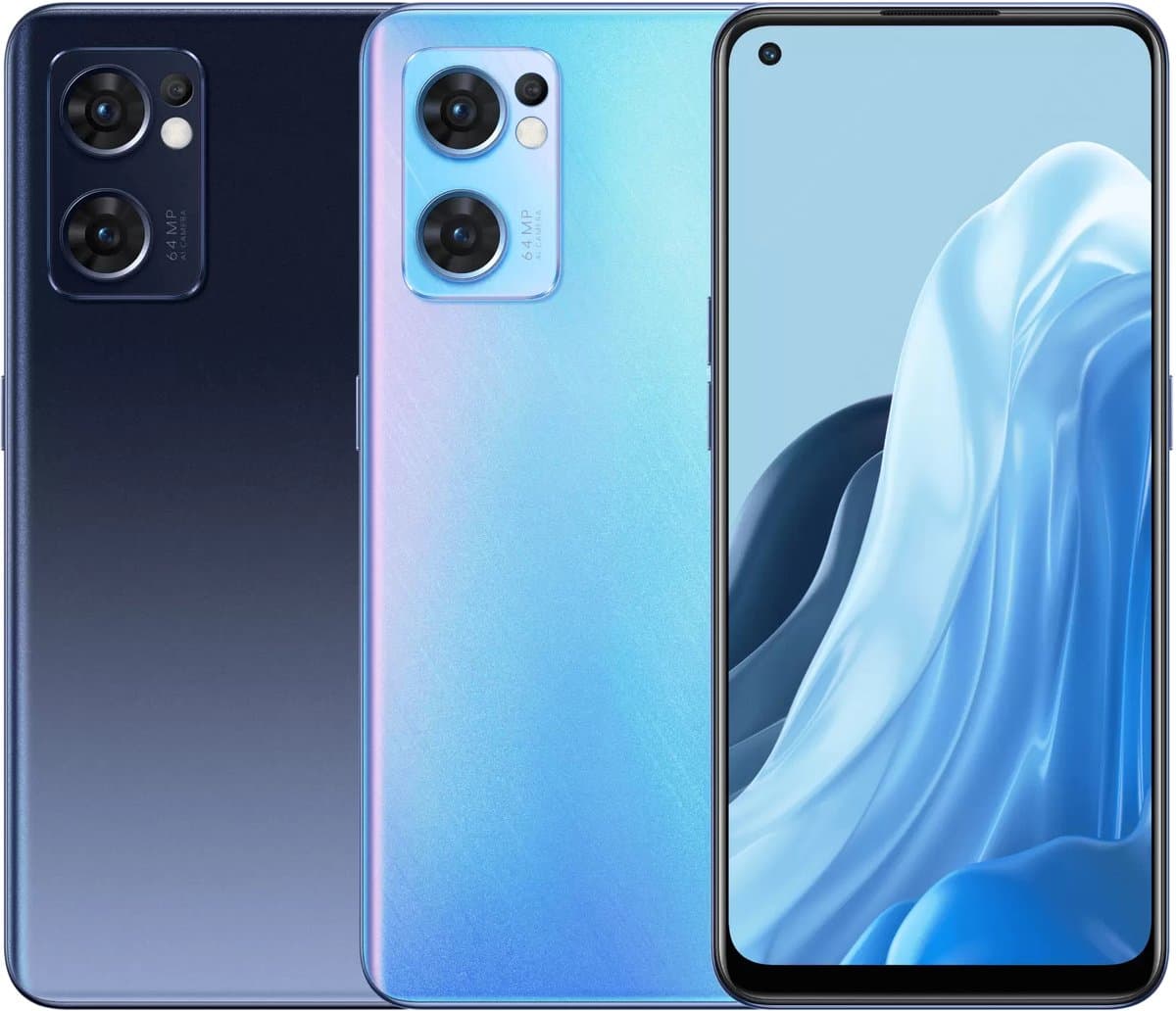 Smartphone Oppo Reno 7 5G Dimensity 900 Black 8 GB RAM 256 GB 6,4" — afbeelding 1