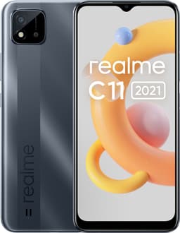 Realme C11 (2021) LTE Dual-SIM smartphone 32 GB 6.5 inch (16.5 cm) Dual-SIM Android 11 Grijs — thumbnail 2