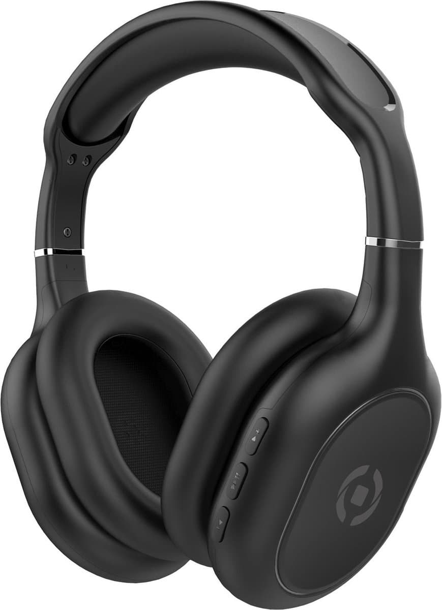 Celly HyperBeat Headset Hoofdband 3,5mm-connector USB Type-C Bluetooth Zwart — afbeelding 1