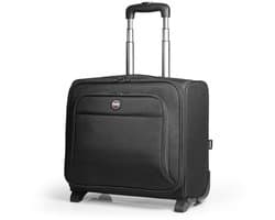 Port Designs HANOI II - Laptop Trolley - Koffer met Laptopvak tot 15.6 inch - Zwart