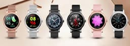 Belesy® SMART - Smartwatch Dames - Smartwatch Heren - Horloge - Stappenteller - 1.3 inch - Kleurenscherm - Full Touch - Bluetooth Bellen - Roségoud - Staal — thumbnail 7
