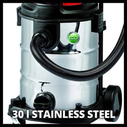 Einhell Elektrische Nat-/Droogzuiger TE-VC 2230 SA - 1150 W - 220 mbar - 30 L - ECO-technologie - Luchttekortregelaar - Incl. Combimondstuk tapijt / gladde vloer - 3 m slang - Telescopische buis — thumbnail 8