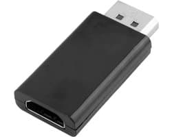 DisplayPort (male) naar HDMI (female) Adapter Kabel Koppelstuk voor TV / PC / Laptop / Beeldscherm / Monitor - DP naar HDMI